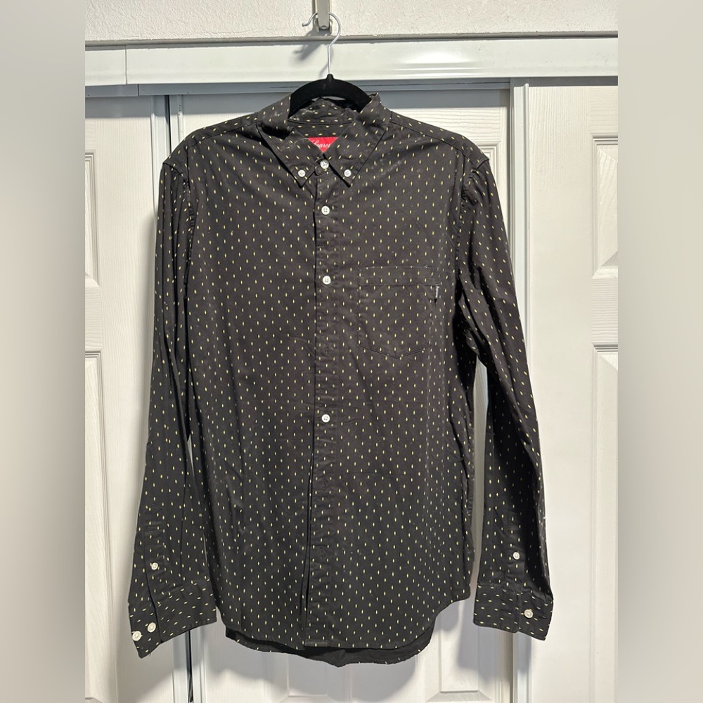 Supreme Diamond Button Up Medium